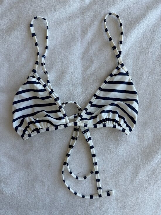 Rachel Pally Other - Rachel Pally Triangle Striped Bikini Top
